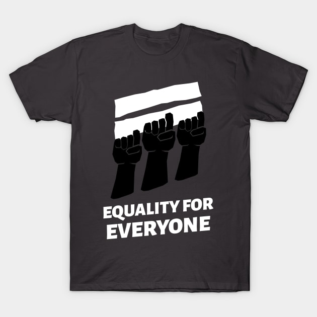 Equality for everyone. No racism T-Shirt by Motivation King